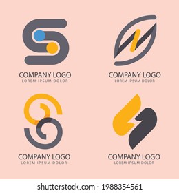 creative business logo set, vector file