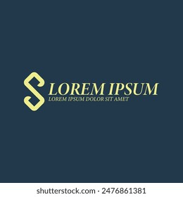 Creative business logo with vector s symbol
