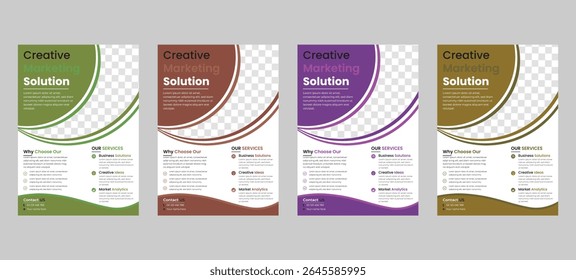 Creative Business Marketing Flyer Template | Multipurpose Corporate Brochure Design
