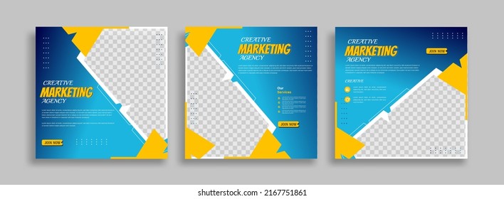 Creative Business marketing social media post template