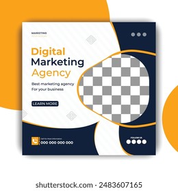 Creative Business marketing social media post template