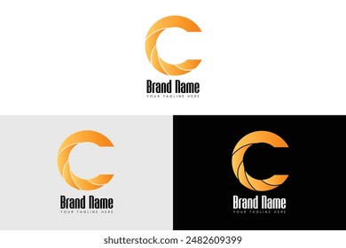 Creative Business Modern Initial Letter C Logo design Vector Template.