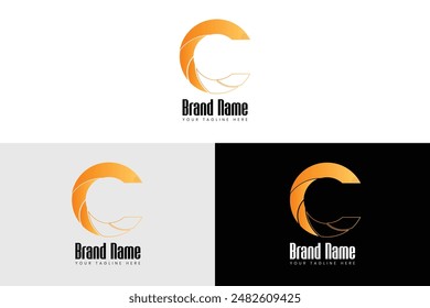 Creative Business Modern Initial Letter C Logo design Vector Template.