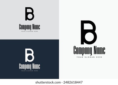 Creative Business Modern Initial Letter B Logo design Vector Template.