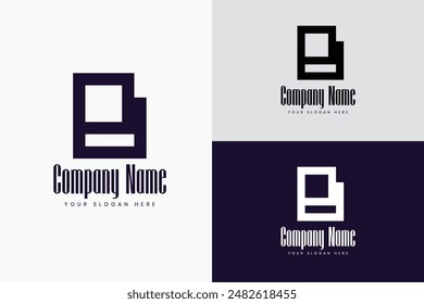 Creative Business Modern Initial Letter B Logo design Vector Template.