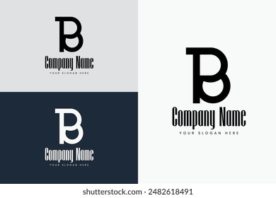 Creative Business Modern Initial Letter B Logo design Vector Template.