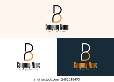 Creative Business Modern Initial Letter B Logo design Vector Template.