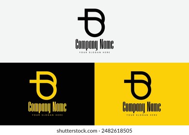 Creative Business Modern Initial Letter B Logo design Vector Template.