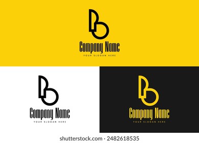 Creative Business Modern Initial Letter B Logo design Vector Template.