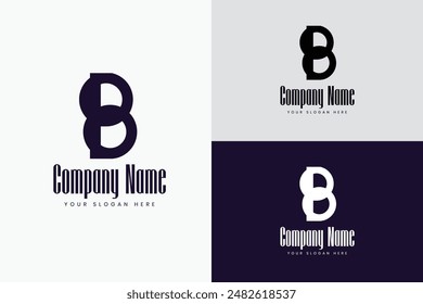 Creative Business Modern Initial Letter B Logo design Vector Template.