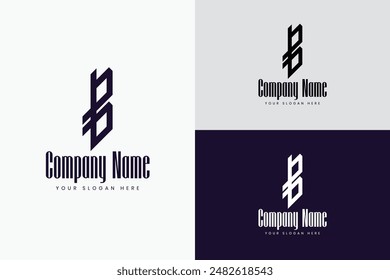 Creative Business Modern Initial Letter B Logo design Vector Template.