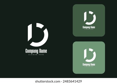 Creative Business Modern Initial Letter D Logo design template
