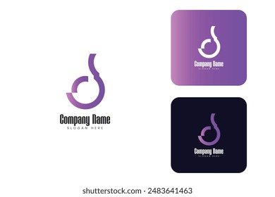 Creative Business Modern Initial Letter D Logo design template
