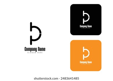 Plantilla de diseño de logotipo de letra inicial D moderna de negocios creativos
