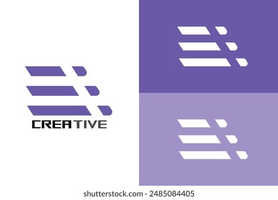 Creativo Negocio Moderno Letra Inicial E Logo diseño Plantilla
