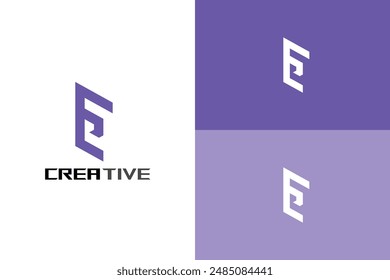 Creativo Negocio Moderno Letra Inicial E Logo diseño Plantilla
