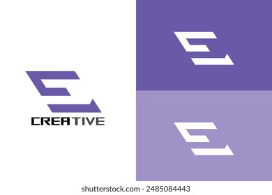 Creative Business Modern Initial Letter E Logo Design Vorlage
