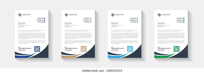 Creative business multi purpose Letterhead