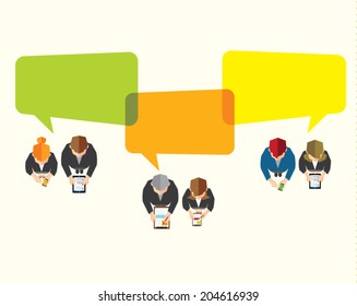 Creative Business and Office Conceptual Vector Design