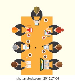 Creative Business and Office Conceptual Vector Design