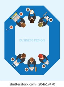 Creative Business and Office Conceptual Vector Design