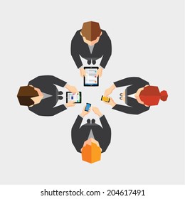 Creative Business and Office Conceptual Vector Design