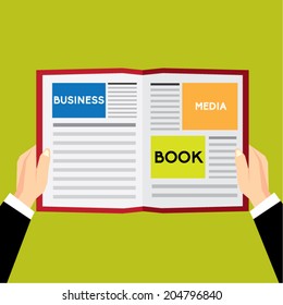 Creative Business and Office Conceptual Vector Design