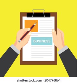 Creative Business and Office Conceptual Vector Design