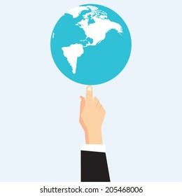Creative Business and Office Conceptual Vector Design 