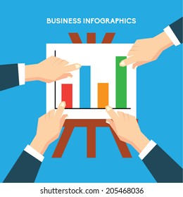 Creative Business and Office Conceptual Vector Design 