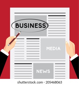 Creative Business and Office Conceptual Vector Design 