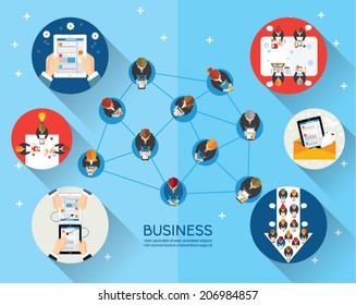 Creative Business and Office Conceptual Vector Design
