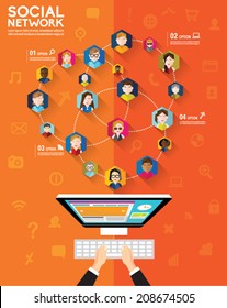 Creative Business and Office Conceptual Vector Design