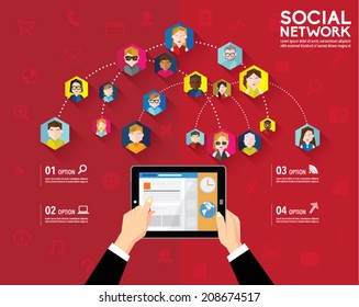 Creative Business and Office Conceptual Vector Design