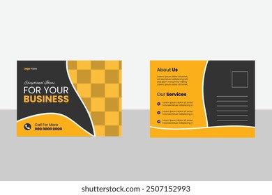 Creative business post card design