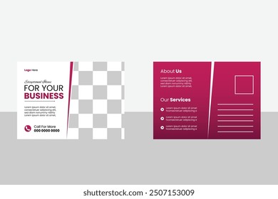 Creative business post card design