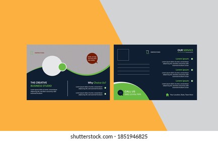 Design-Vorlage für kreative Visitenkarten 