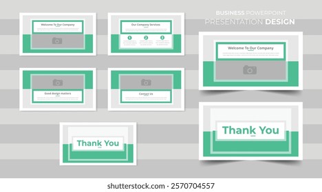 Creative business PowerPoint presentation slides template design. template presentation design and page layout design for brochure ,book , magazine, annual report.