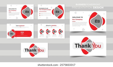 Creative business PowerPoint presentation slides template design. Presentation templates, corporate. Elements of infographics for presentation templates. Annual report, book cover, brochure design.