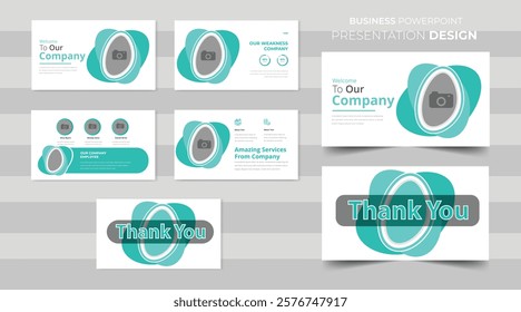 Creative business PowerPoint presentation slides template design. Presentation templates, corporate. Elements of infographics for presentation templates. Annual report, book cover, brochure design.