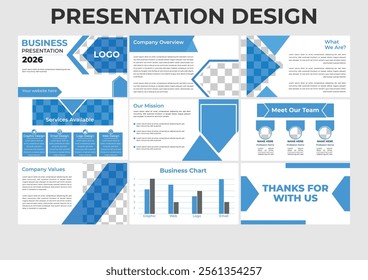 Creative business PowerPoint presentation template design.