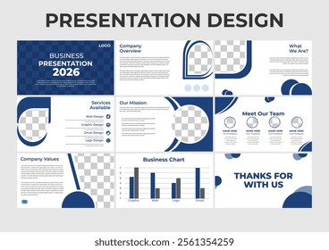 Creative business PowerPoint presentation template design.