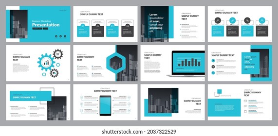 Creative Business Presentation Backgrounds Design Template Stock Vector ...