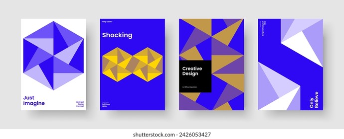 Diseño de presentación de negocios creativos. Diseño de fondo moderno. Plantilla de informe aislada. Portada del libro. Volante. Folleto. Pancarta. Cartel. Cuaderno. Revista. Diario. Catálogo. Identidad de marca