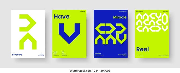 Layout de apresentação empresarial criativa. Modelo de Capa de Livro Abstrata. Design de banner geométrico. Relatório. Brochura. Histórico. Panfleto. Cartaz. Publicidade. Panfleto. Carteira. Identidade da marca. Folheto