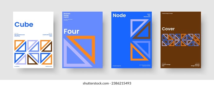 Creative Business Presentation Layout. Geometric Background Template. Isolated Flyer Design. Report. Book Cover. Banner. Poster. Brochure. Brand Identity. Newsletter. Handbill. Magazine. Catalog