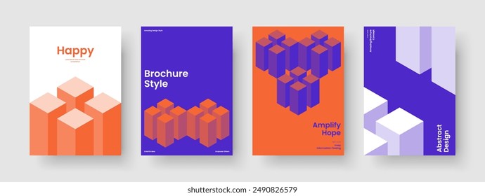 Creative Business Presentation Layout. Isolated Brochure Design. Geometric Flyer Template. Book Cover. Banner. Report. Poster. Background. Notebook. Portfolio. Leaflet. Magazine. Pamphlet