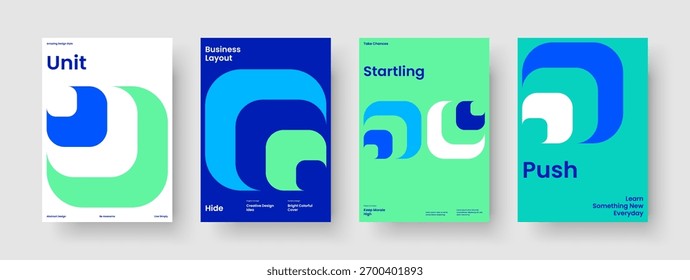 Creative Business Presentation Layout. Isolated Book Cover Template. Geometric Background Design. Poster. Report. Banner. Brochure. Flyer. Notebook. Leaflet. Catalog. Advertising. Handbill
