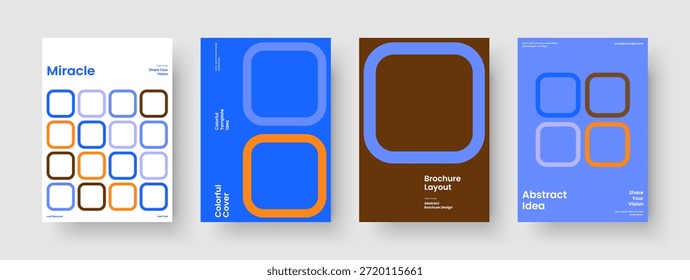 Diseño de presentación de negocios creativos. Plantilla de folleto moderno. Abstractas diseño de carteles. Antecedentes. Anuncio. Portada de libro. Volante. Informe. Boletín informativo. Folleto. Diario. Identidad de marca. Revista