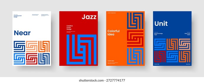 Diseño de presentación de negocios creativos. Diseño moderno del cartel. Plantilla de fondo aislado. Anuncio. Portada de libro. Folleto. Informe. Volante. Folleto. Cuaderno. Cartera. Identidad de marca. Boletín de noticias